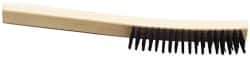 Ability One - Hand Wire/Filament Brushes - Wood Curved Handle - Americas Tooling