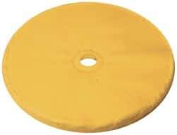 Osborn - 8" Diam x 1/4" Thick Unmounted Buffing Wheel - 30 Ply, Loose Sewn, 1" Arbor Hole, Soft Density, Soft Grade - Americas Tooling