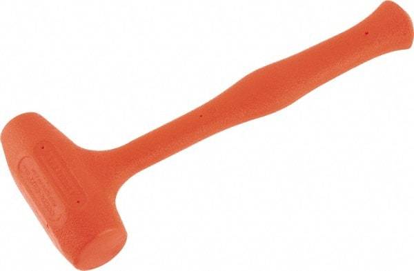 Proto - 28 oz Head 2" Face Diam Urethane Dead Blow Hammer - 12" OAL, Urethane Handle - Americas Tooling