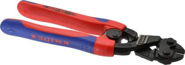 Knipex - 8" OAL, Bolt Cutter - 18mm Jaw Length x 33mm Jaw Width, Standard Head, Ergo Dual Component Handle - Americas Tooling