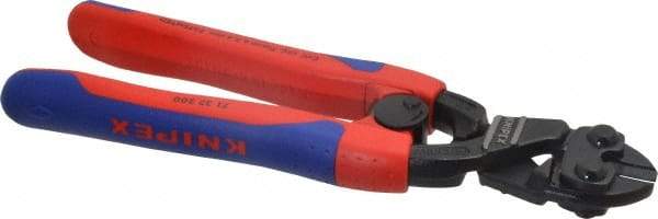 Knipex - 8" OAL, Bolt Cutter - 18mm Jaw Length x 33mm Jaw Width, Standard Head, Ergo Dual Component Handle - Americas Tooling