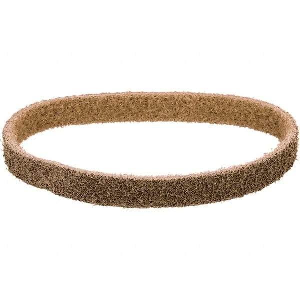 Dynabrade - 1" Wide x 18" OAL, Aluminum Oxide Abrasive Belt - Aluminum Oxide, Coarse, Nonwoven, Cloth Backing, Wet/Dry - Americas Tooling