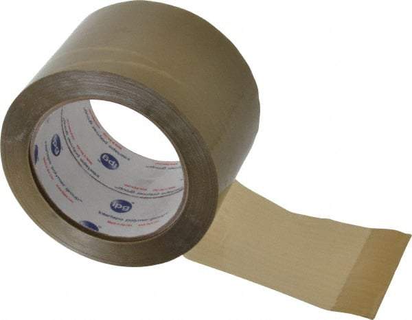 Intertape - 3" x 60 Yd Natural (Color) Rubber Adhesive Sealing Tape - Polypropylene Film Backing, 3 mil Thick, 32 Lb Tensile Strength, Series 1100 - Americas Tooling