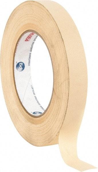 Intertape - 3/4" Wide x 60 Yd Long Tan Paper Masking Tape - Series PG21, 7.3 mil Thick, 26 In/Lb Tensile Strength - Americas Tooling