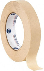 Intertape - 1" Wide x 60 Yd Long Tan Paper Masking Tape - Series 519, 6 mil Thick, 23 In/Lb Tensile Strength - Americas Tooling