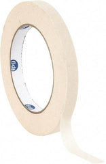 Intertape - 1/2" Wide x 60 Yd Long White Paper Masking Tape - Series 513, 5 mil Thick, 19 In/Lb Tensile Strength - Americas Tooling