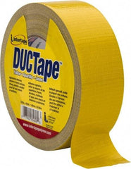 Intertape - 2" x 55m Yellow Duct Tape - 9 mil, Rubber Adhesive, Polyethylene Cloth Backing, 18 Lb/ln Tensile Strength, 32°F to 160°F, Series AC20 - Americas Tooling