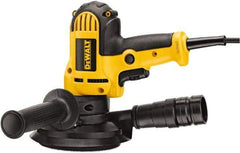 DeWALT - 5" Max Disc, 3,700 RPM, Electric Handheld Disc Sander - 120 Volts, Includes Wrench, 5" H&L Pad & Dust Shroud - Americas Tooling