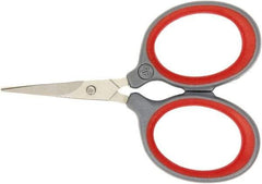 Clauss - 1" LOC, 3" OAL Titanium Scissors - Plastic Handle, For Paper, Fabric - Americas Tooling