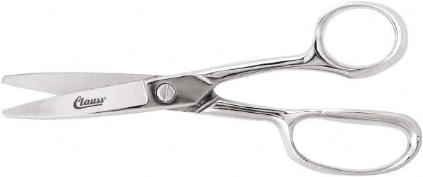 Clauss - 5" LOC, 8" OAL Shears - Steel Handle, For Paper, Fabric - Americas Tooling