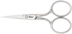 Clauss - 1" LOC, 3-1/2" OAL Scissors - Steel Handle, For Paper, Fabric - Americas Tooling