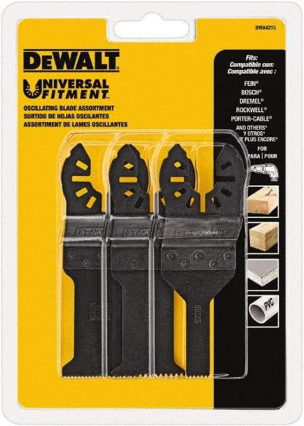 DeWALT - Oscilating Rotary Tool Accessory Kit - UNIVERSAL FITMENT, For Use on All Major Brands (no Adapter Required) - Americas Tooling