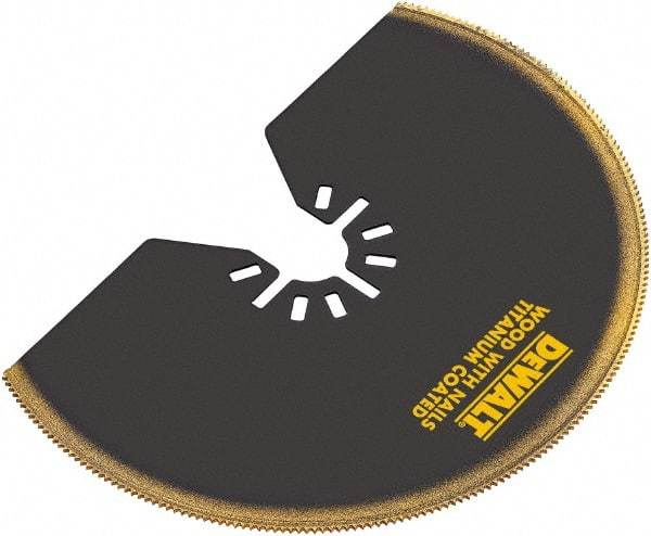 DeWALT - Titanium Head Rotary & Multi-Tool Semicircle Blade - Universal Fitment for Use on All Major Brands (No Adapter Required) - Americas Tooling