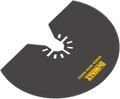 DeWALT - Semicircle Rotary Tool Blade - UNIVERSAL FITMENT, For Use on All Major Brands (no Adapter Required) - Americas Tooling