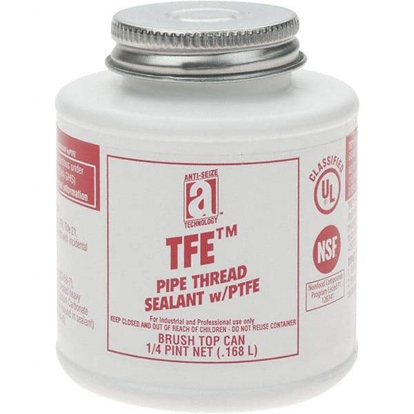 Value Collection - 4 oz Brush Top Can Pipe Sealant - PTFE Based, 500°F Max Working Temp - Americas Tooling