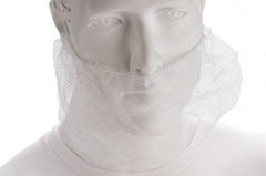 Value Collection - Disposable Beard Covers, Bouffants & Hairnets Type: Beard Cover Material: Nylon - Americas Tooling