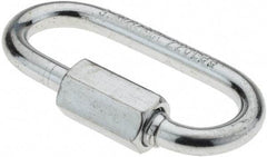 Value Collection - Zinc Plated Carbon Steel Quick Link - 1/8" Diameter, 220 Lb Load Limit - Americas Tooling