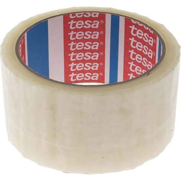 Value Collection - 2" x 55 Yd Clear Sealing Tape - Polypropylene Film Backing, 2 mil Thick - Americas Tooling