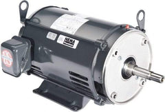 US Motors - 10 hp, ODP Enclosure, No Thermal Protection, 1,760 RPM, 208-230/460 Volt, 60 Hz, Three Phase Energy Efficient Motor - Size 215 Frame, Rigid Mount, 1 Speed, Ball Bearings, 27.2-24.6/12.3 Full Load Amps, F Class Insulation, CCW Lead End - Americas Tooling