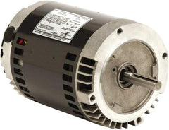 US Motors - 1 hp, ODP Enclosure, No Thermal Protection, 3,450 RPM, 208-230/460 & 190/380 Volt, 60 Hz, Three Phase Standard Efficient Motor - Size 56 Frame, C-Face Mount, 1 Speed, Ball Bearings, 3.6-3.8/1.9 Full Load Amps, B Class Insulation, Reversible - Americas Tooling