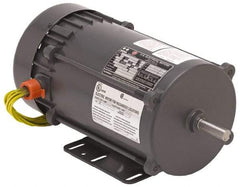 US Motors - 1 hp, Auto Thermal Protection, 1,725 RPM, 115/208-230 Volt, Single Phase Motor - Size 56C Frame, C-Face with Base & C-Face without Base Mount, Ball Bearings, 14.0/6.9-7.0 Full Load Amps, B Class Insulation - Americas Tooling