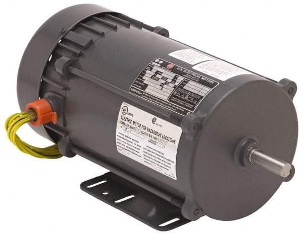 US Motors - 1/4 hp, Auto Thermal Protection, 1,725 RPM, 115/208-230 Volt, Single Phase Motor - Size 56 Frame, C-Face with Base & C-Face without Base Mount, Ball Bearings, 4.6/2.3-2.3 Full Load Amps, B Class Insulation - Americas Tooling