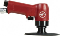 Chicago Pneumatic - 3 to 5" Disc, 12,000 RPM, Pneumatic Handheld Disc Sander - 22 CFM, 1/4" Inlet, 0.5 hp, 90 psi - Americas Tooling