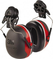 3M - Hard Hat Cap Mounted Black Foam Cushion Earmuffs - 25 NRR Rating - Americas Tooling