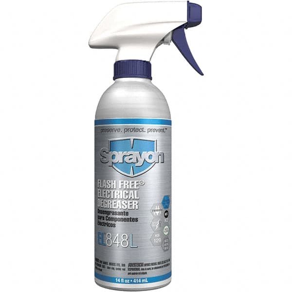 Sprayon - 16 Ounce Bottle Electrical Grade Cleaner/Degreaser - Nonflammable, Plastic Safe - Americas Tooling