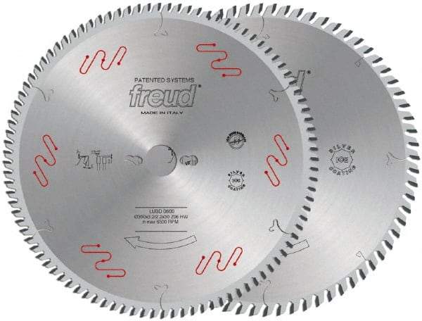 Freud - 250mm Diam, 30mm Arbor Hole Diam, 80 Tooth Wet & Dry Cut Saw Blade - Carbide-Tipped, Standard Round Arbor - Americas Tooling