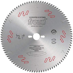 Freud - 300mm Diam, 1" Arbor Hole Diam, 96 Tooth Wet & Dry Cut Saw Blade - Carbide-Tipped, Standard Round Arbor - Americas Tooling