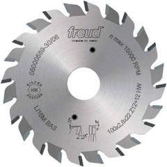 Freud - 120mm Diam, 22mm Arbor Hole Diam, Wet & Dry Cut Saw Blade - Carbide-Tipped, Standard Round Arbor - Americas Tooling