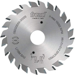 Freud - 120mm Diam, 20mm Arbor Hole Diam, Wet & Dry Cut Saw Blade - Carbide-Tipped, Standard Round Arbor - Americas Tooling