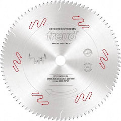 Freud - 12" Diam, 1" Arbor Hole Diam, 90 Tooth Wet & Dry Cut Saw Blade - Carbide-Tipped, Standard Round Arbor - Americas Tooling