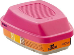 3M - Magenta and Orange P100 Cartridge and Filter Combination - Series 6000, 7000, FF-400, Protects Against Mercury Vapor, Sulfur Dioxide - Americas Tooling