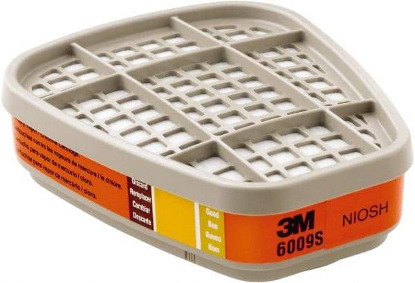 3M - Orange Cartridge - Series 6000, 7000, FF-400, Protects Against Mercury Vapor, Sulfur Dioxide - Americas Tooling