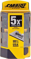 DeWALT - 50 Piece Steel Utility Knife Blade - 2-1/2" OAL - Americas Tooling