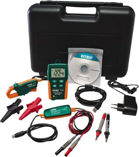 Extech - 600 VAC Max Voltage, Voltage Tester - LCD Display, AAA Power Supply - Americas Tooling