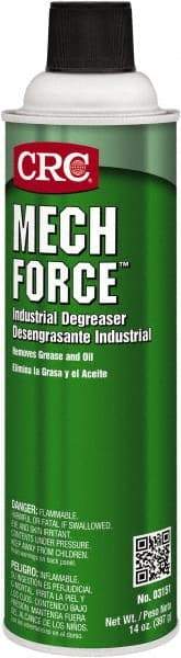 CRC - 20 oz Aerosol Cleaner/Degreaser - Aerosol, Nonchlorinated Blend of Organic Solvents - Americas Tooling