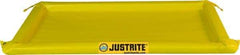 Justrite - 40 Gal Low Wall Berm - 2" High x 4' Wide x 8" Long - Americas Tooling