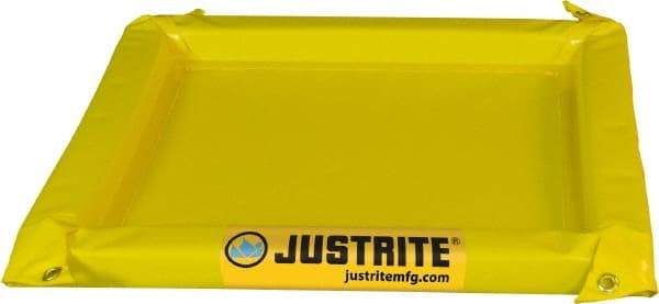 Justrite - 20 Gal Low Wall Berm - 2" High x 4' Wide x 4" Long - Americas Tooling