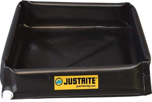 Justrite - 110 Gal Low Wall Berm - 6' Wide x 6" Long - Americas Tooling