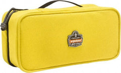 Ergodyne - 1 Pocket Yellow Polyester Tool Bag - 10" Wide x 4-1/2" Deep x 3" High - Americas Tooling