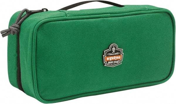 Ergodyne - 1 Pocket Green Polyester Tool Bag - 10" Wide x 4-1/2" Deep x 3" High - Americas Tooling