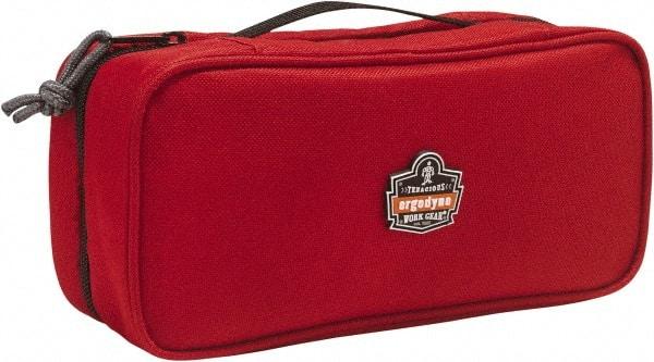 Ergodyne - 1 Pocket Red Polyester Tool Bag - 10" Wide x 4-1/2" Deep x 3" High - Americas Tooling