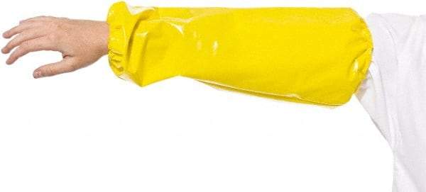 PolyConversions - Size Universal, Yellow Polyolefin Sleeve - 18" Long Sleeve, Elastic Opening at Both Ends - Americas Tooling