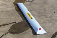 Justrite - 10' Long x 3/4' Wide, PVA Boom/Drain Dam - Light Blue, Use to Stop Contaminated Groundwater From Going Down the Drain - Americas Tooling