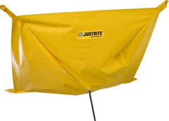 Justrite - 10' Diam, Square Roof Leak Diverter & Pipe Leak Diverter - 10' Long x 10' Wide, Yellow - Americas Tooling