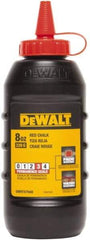 DeWALT - 8 oz Container Chalk Refill - Red - Americas Tooling