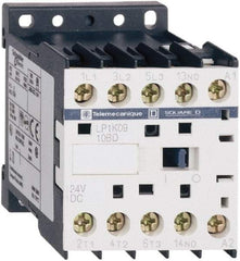 Schneider Electric - 3 Pole, 24 Coil VDC, 6 Amp at 440 VAC, Nonreversible IEC Contactor - BS 5424, CSA, IEC 60947, NF C 63-110, RoHS Compliant, UL Listed, VDE 0660 - Americas Tooling